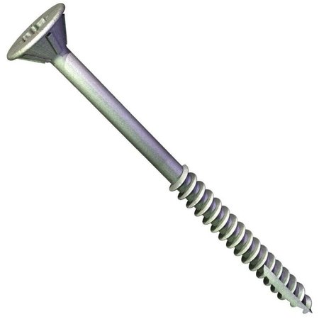 GRABBER CONSTRUCTION Wood Screw, #14, 6 in, Galvanized Stainless Steel Flat Head Torx Drive GTIE6CP